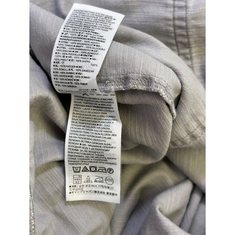 Gap Rib Pull On Shorts Womens Size XL Gray Garment Dye Drawstring - Picture 6 of 9